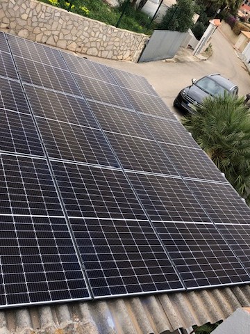 12X 370 wp Zonnepanelen, Denia, Alicante (Gridsysteem)