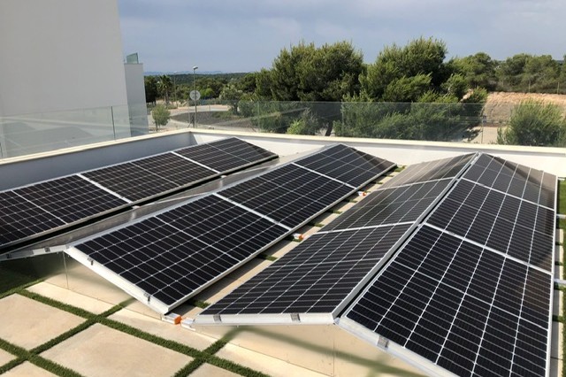 18X 380 wp Solar Panels, Orihuela, Alicante (Grid system)