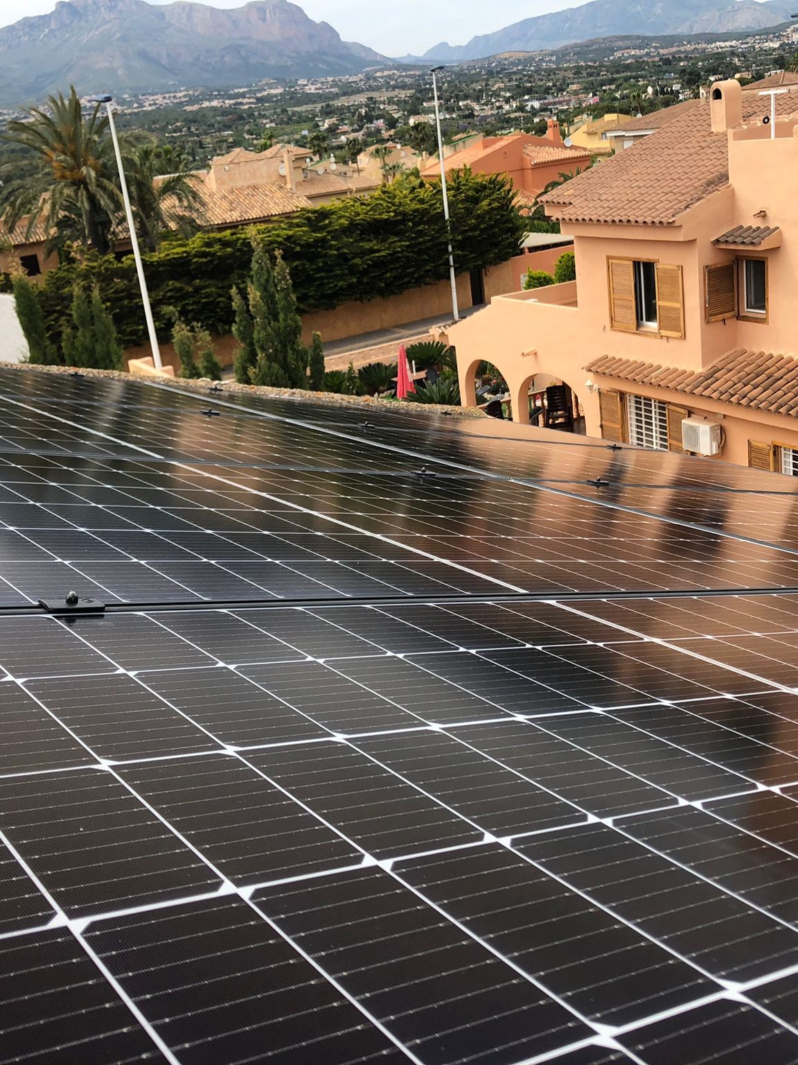 9X 370 wp Solar Panels, Benidorm, Alicante (Grid system)