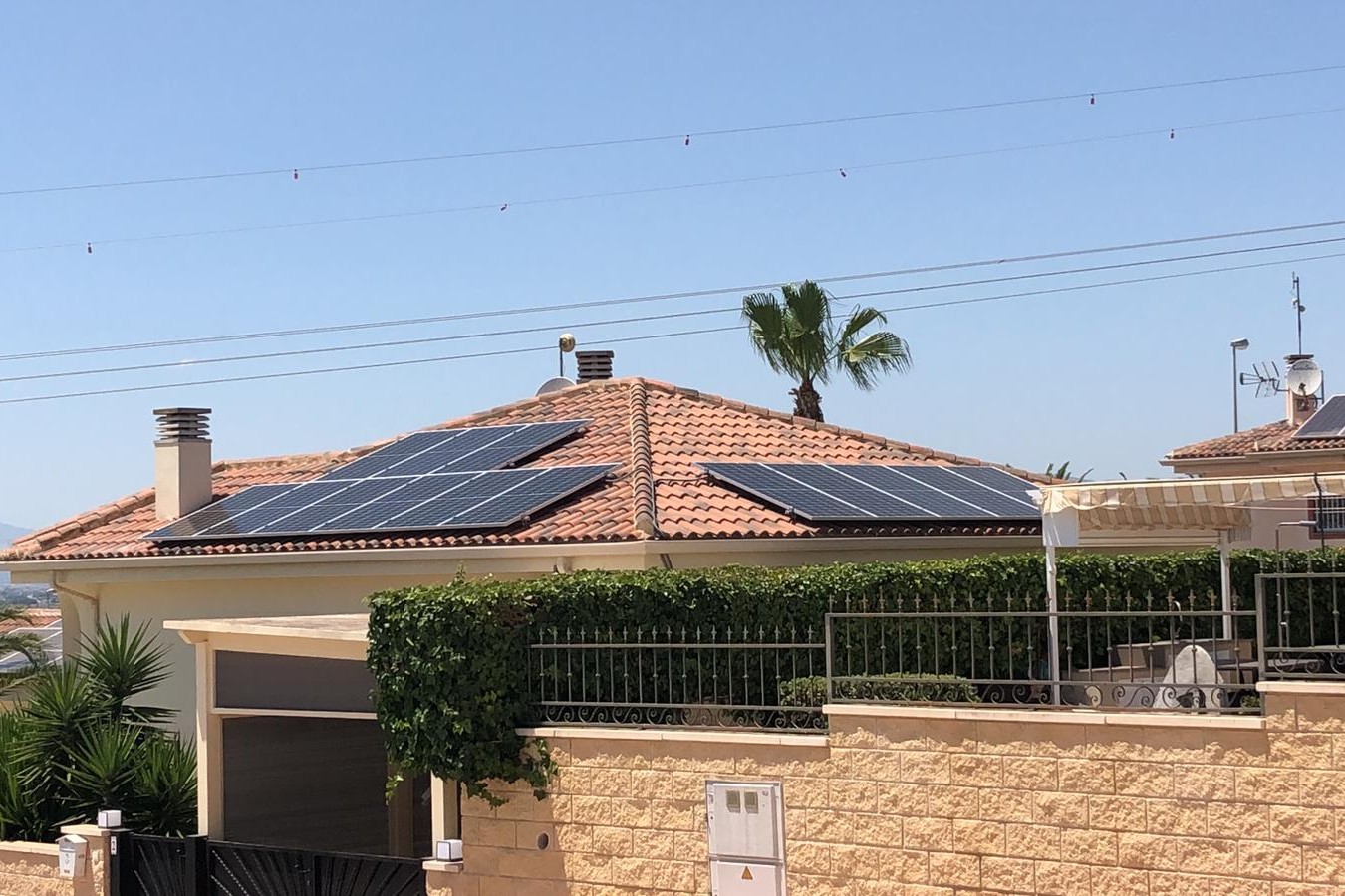 14X 380 wp Zonnepanelen, San Fulgencio, Alicante (Gridsysteem)