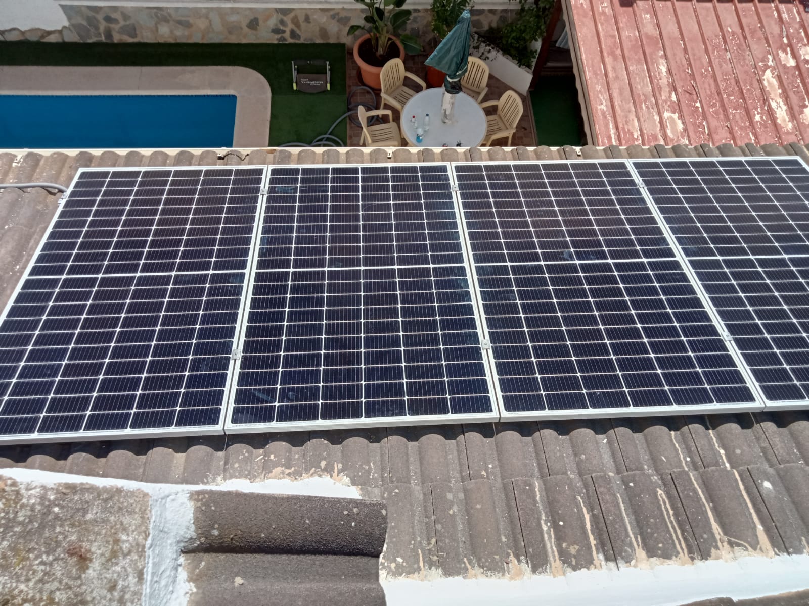 8X 380 wp Solar Panels, El Chaparral, Alicante (Grid system)