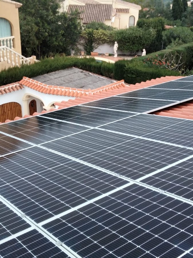 16X 455 wp Solar Panels, Orba, Alicante (Hybrid system)