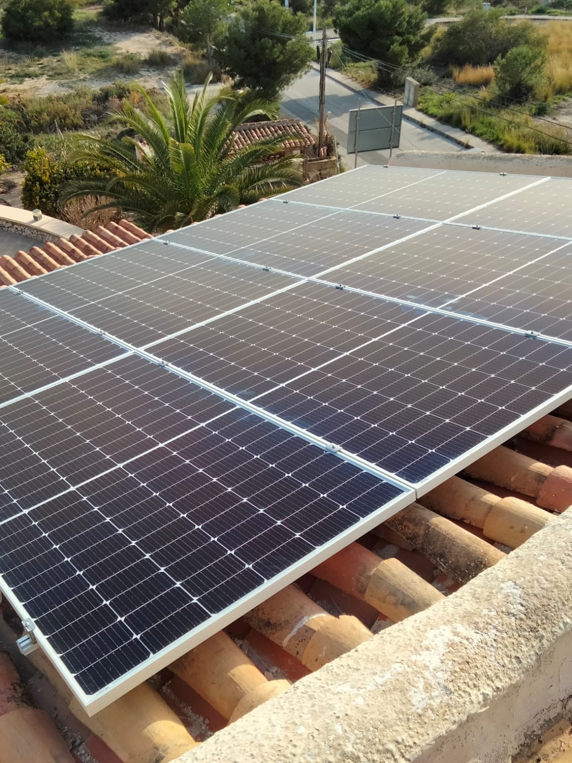 12X 380 wp Solar Panels, Calpe, Alicante (Grid system)