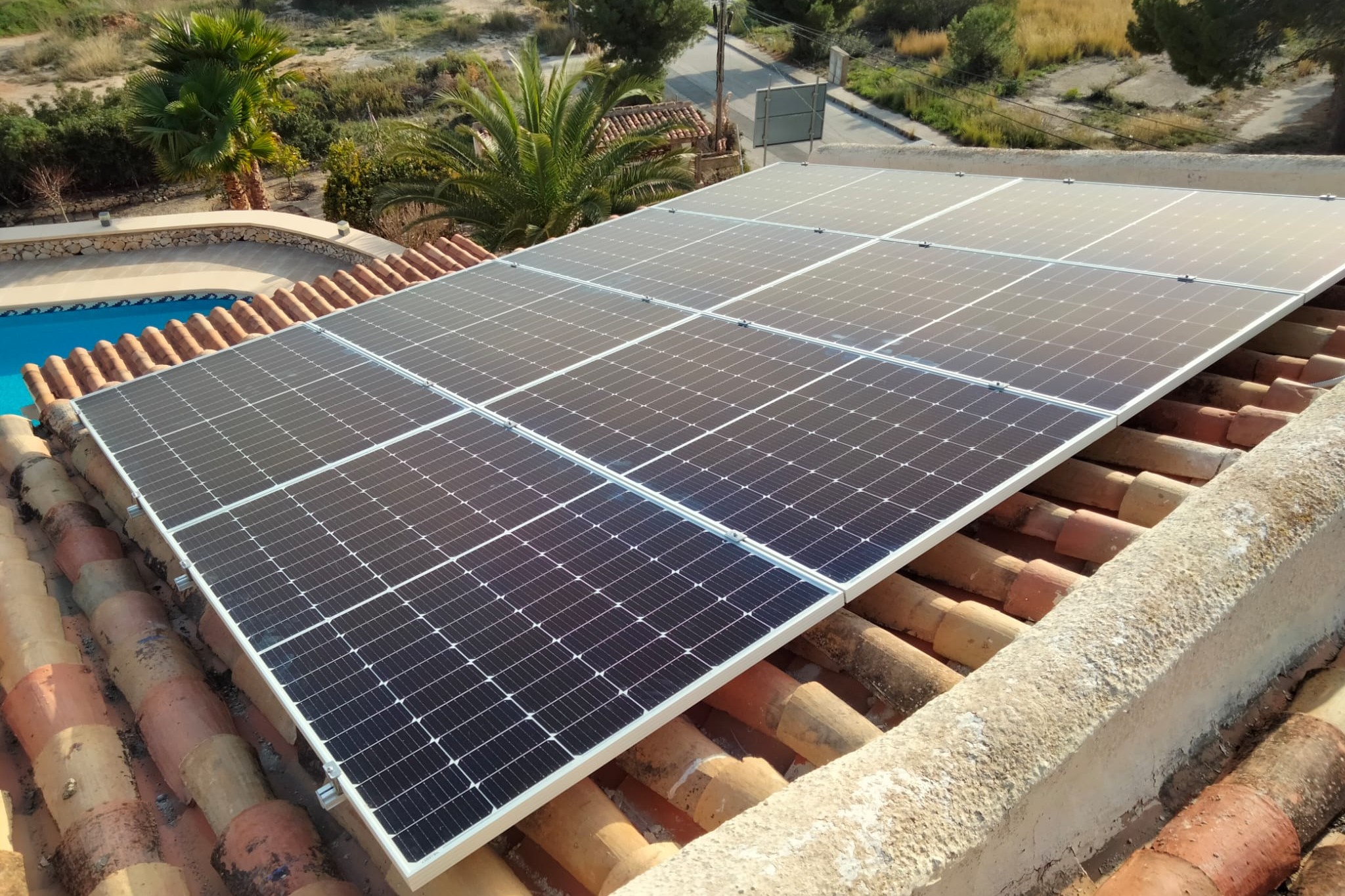 12X 380 wp Solar Panels, Calpe, Alicante (Grid system)