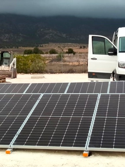 16X 455 wp Solar Panels, Lel, Alicante (Hybrid system)