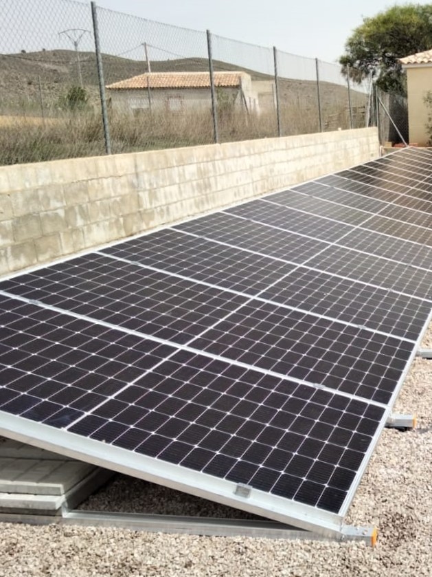 14X 455 wp Solar Panels, Hondón de los Frailes, Alicante (Hybrid system)