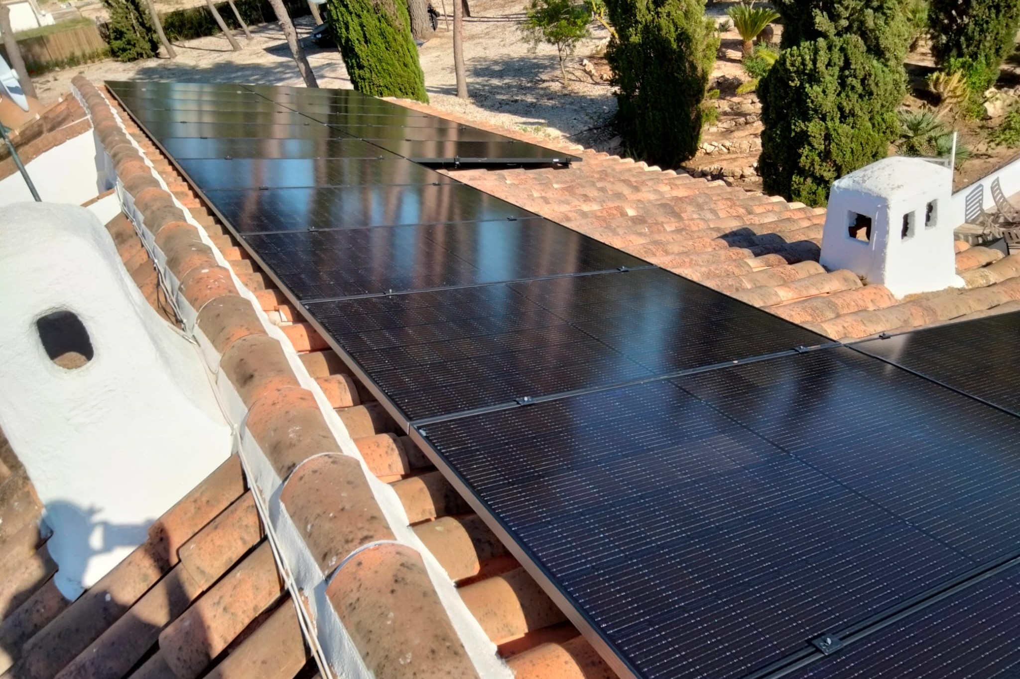 20X 370 wp Solar Panels, Javea, Alicante (Hybrid system)