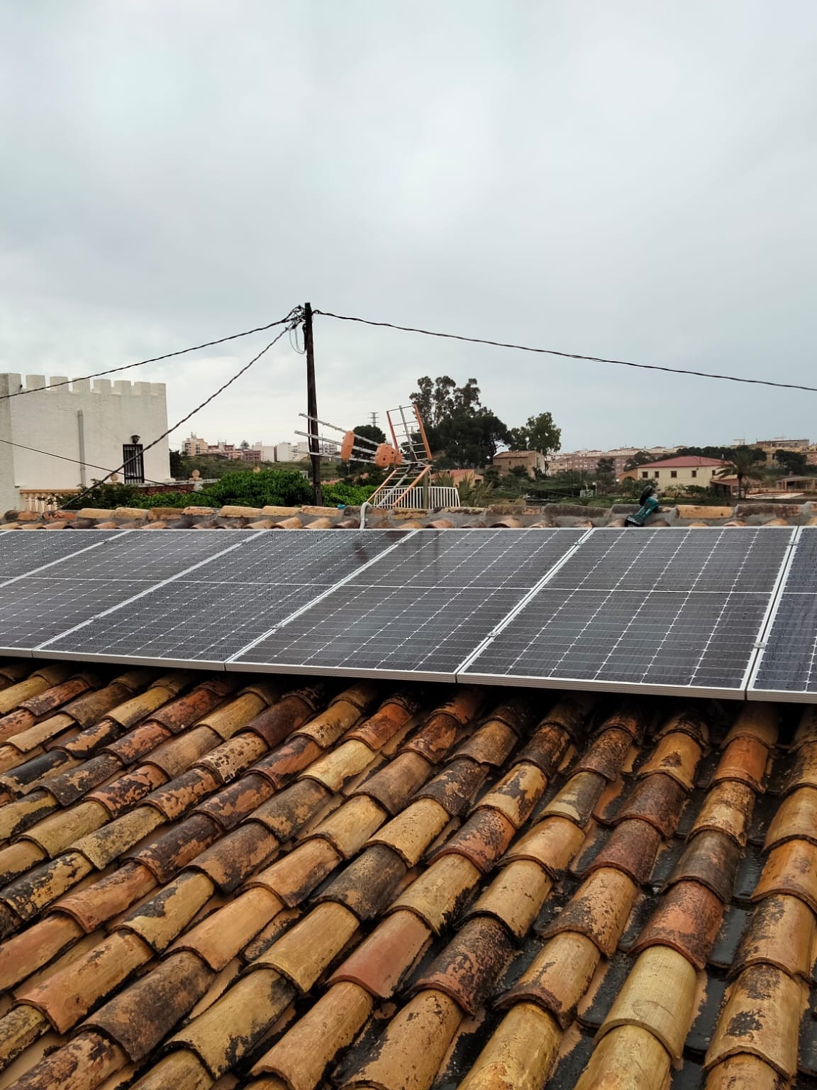 15X 455 wp Zonnepanelen, Benijofar, Alicante (hybride systeem)