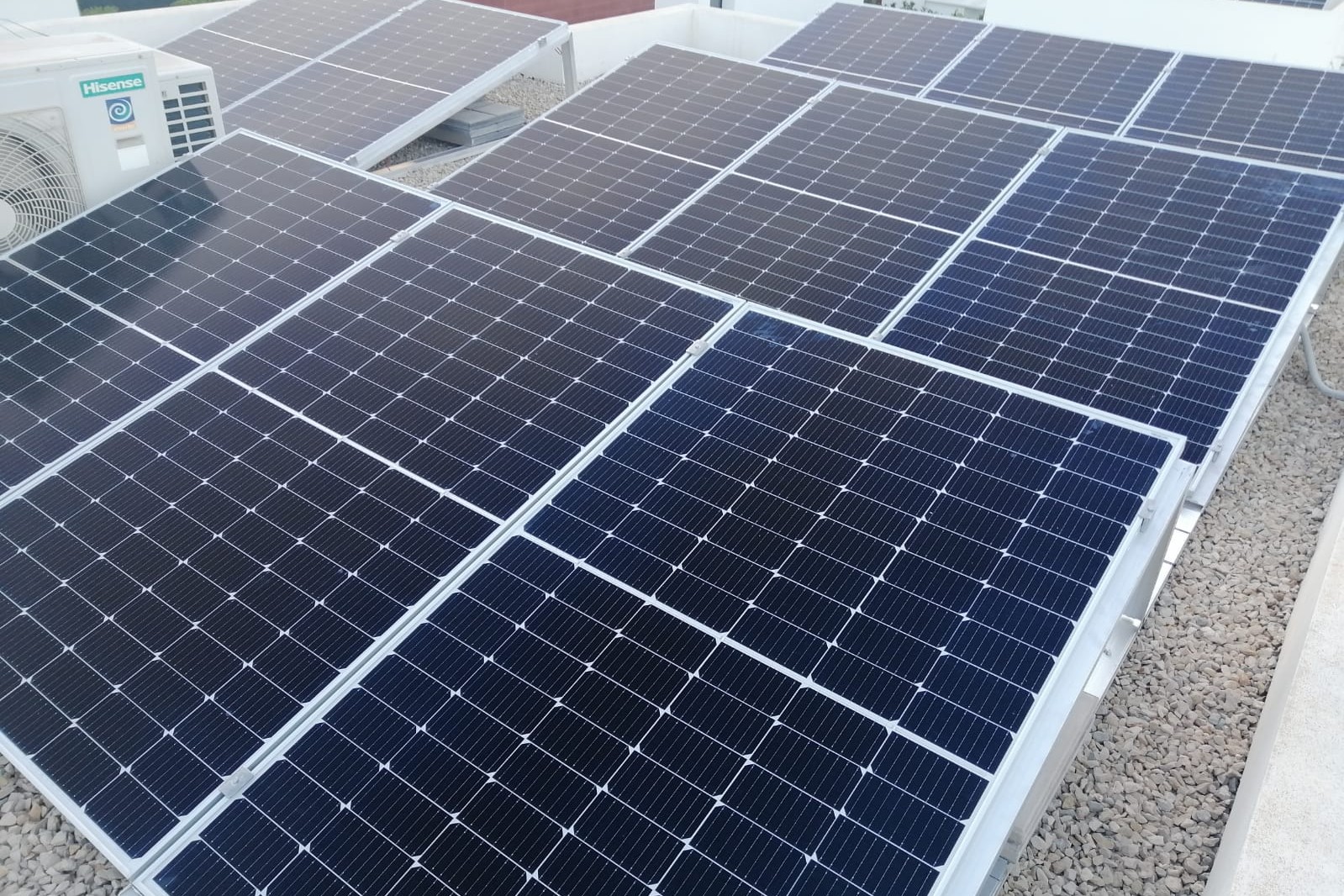 11X 385 wp zonnepanelen, Polop, Alicante (Hybride systeem)